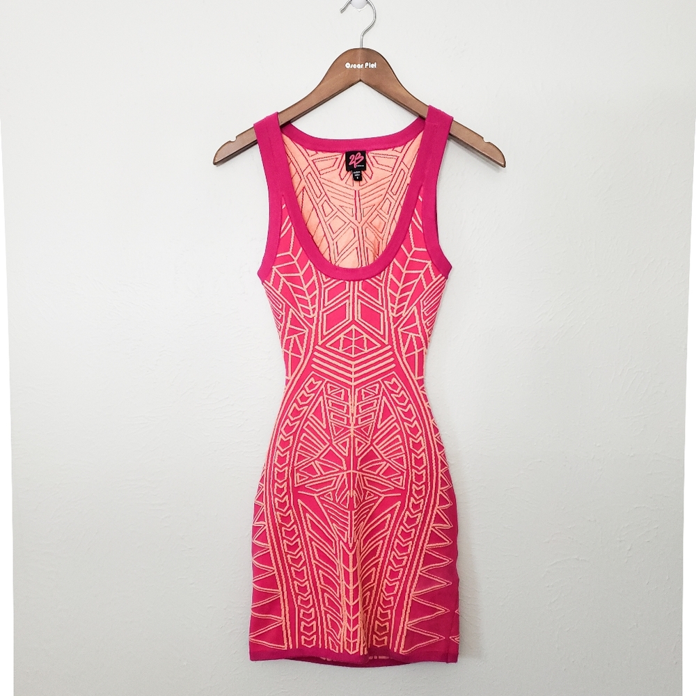 Super Hot Bebe Pink Bodycon Dress